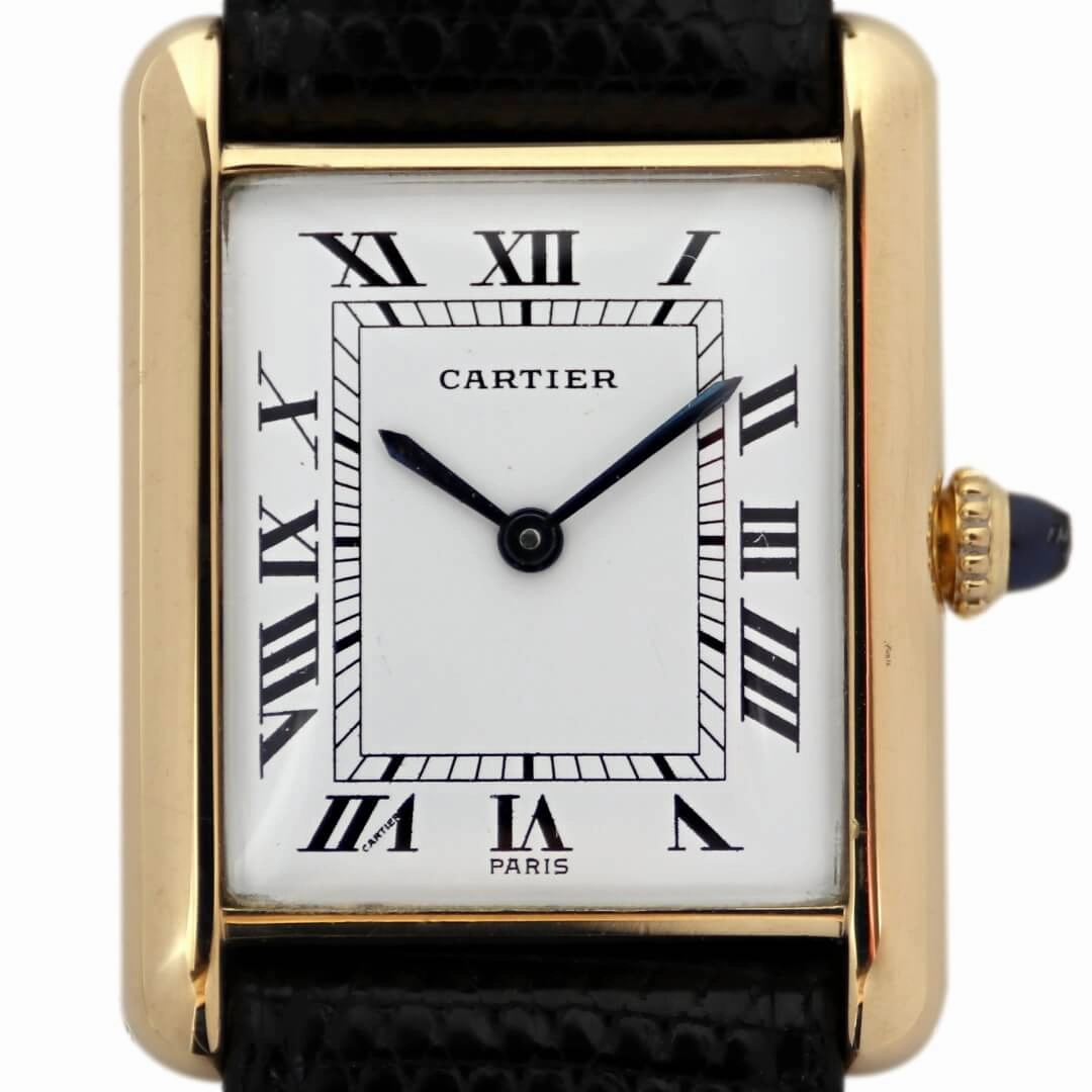 Cartier Tank Louis Ref. 78086 "Paris" 18k Gold, Circa 1980
