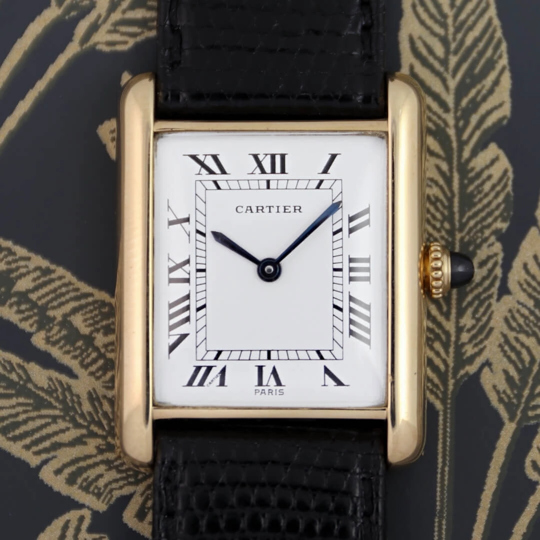 Cartier Tank Louis Ref. 78086 "Paris" 18k Gold, Circa 1980