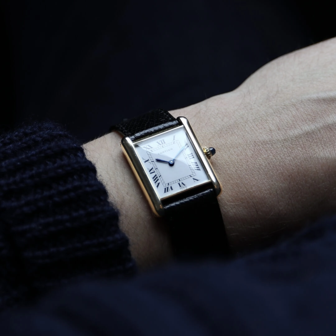 Cartier Tank Louis Ref. 78086 "Paris" 18k Gold, Circa 1980