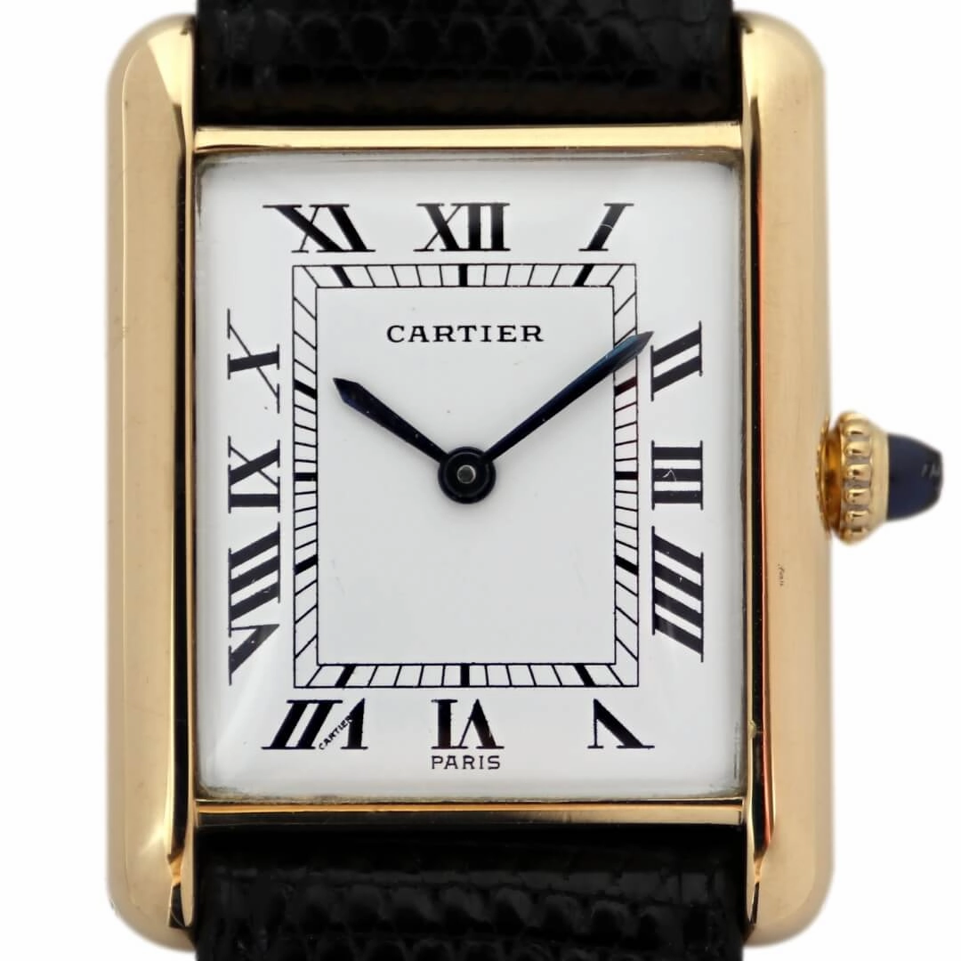Cartier Tank Louis Ref. 78086 "Paris" 18k Gold, Circa 1980