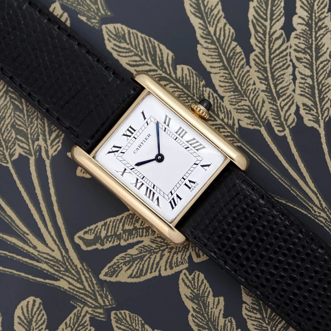Cartier Tank Louis Ref. 78086 "Paris" 18k Gold, Circa 1980
