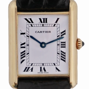 Cartier Tank Quartz 18k Gold