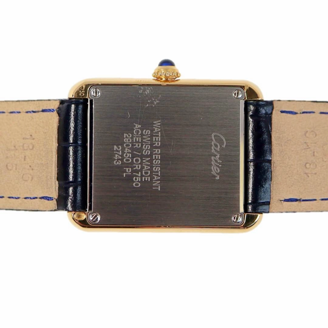 Cartier Tank Solo Ref. 2743 Ladies 18k Gold Vintage Watch