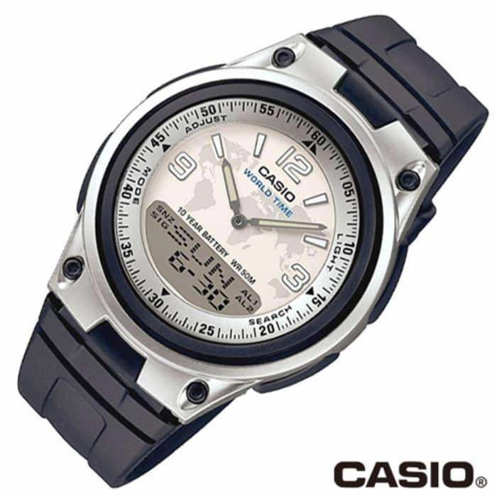 Casio AW-80-7A2 Black Resin Watch for Men and Women