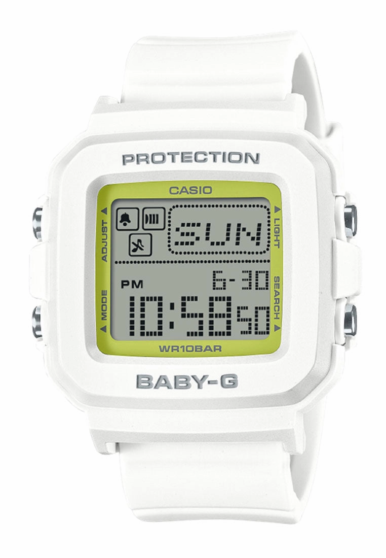 Casio Baby-g   PLUS Series BGD-10K-7DR Digital Rubber Strap Watch for Women