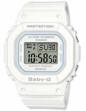 Casio Baby-G Ladies BGD560 Series Watch - Matte White- Digital - 200M