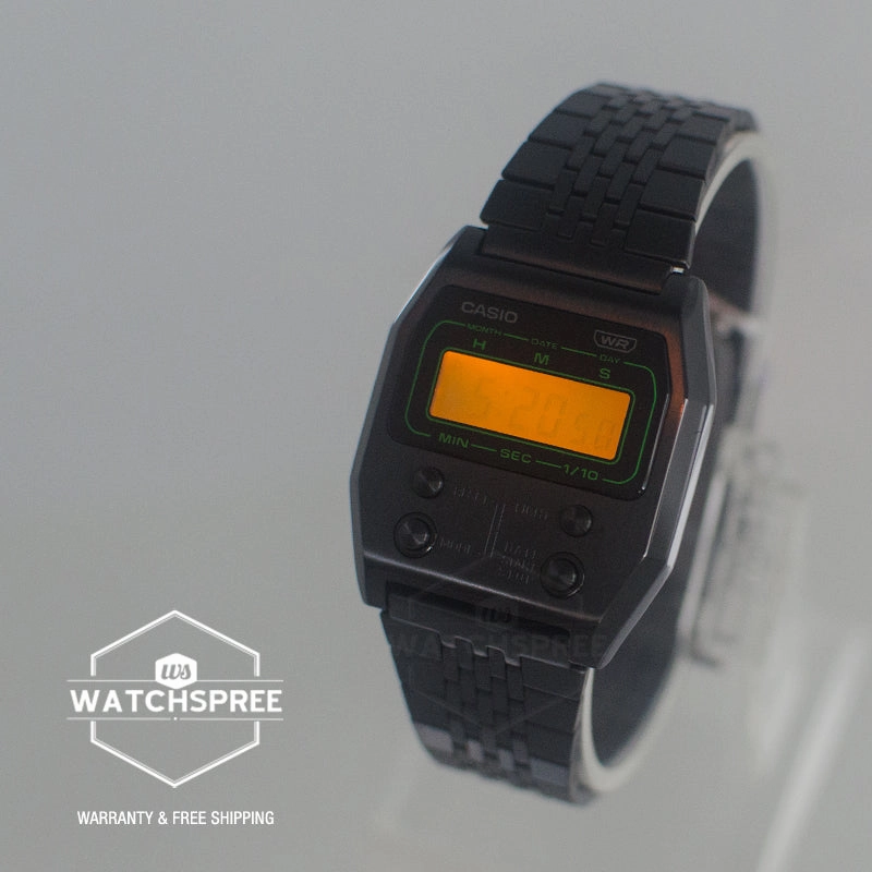 Casio Digital Vintage 52QS-14B Revival from the 70's Watch A1100B-1D A1100B-1