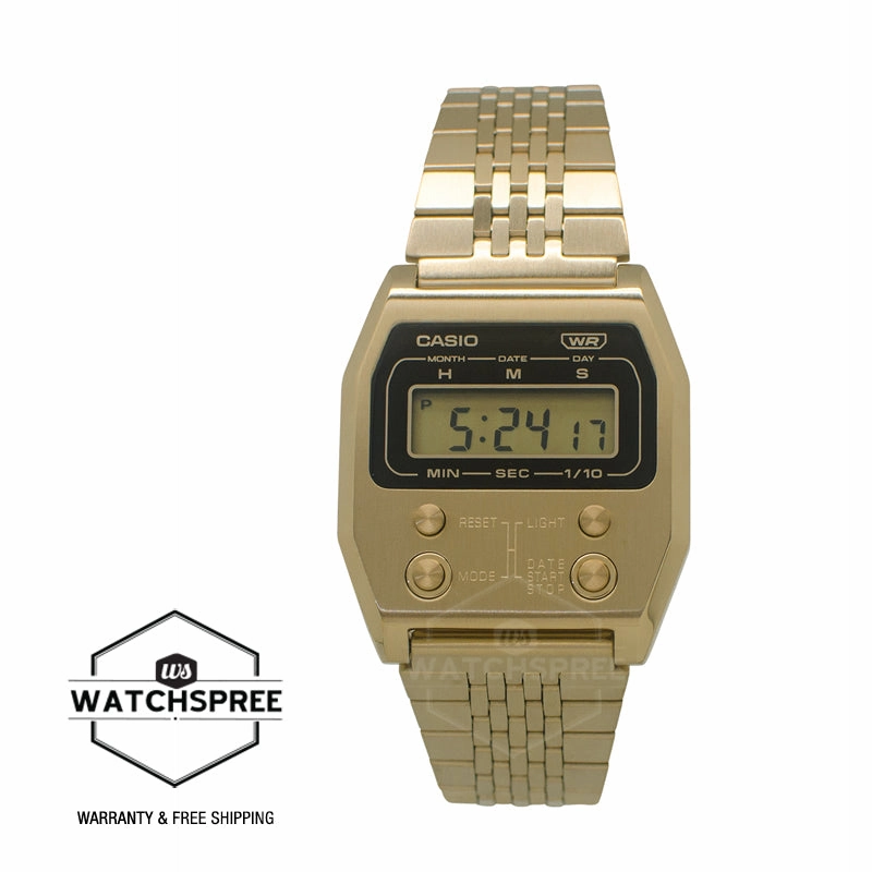 Casio Digital Vintage 52QS-14B Revival from the 70's  Watch A1100G-5D A1100G-5