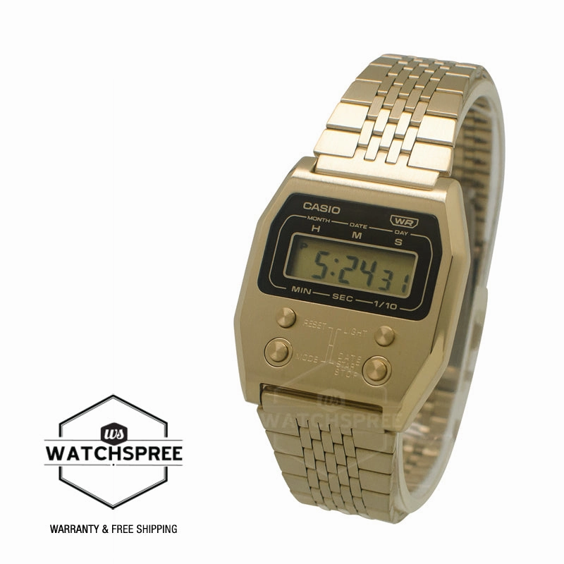 Casio Digital Vintage 52QS-14B Revival from the 70's  Watch A1100G-5D A1100G-5