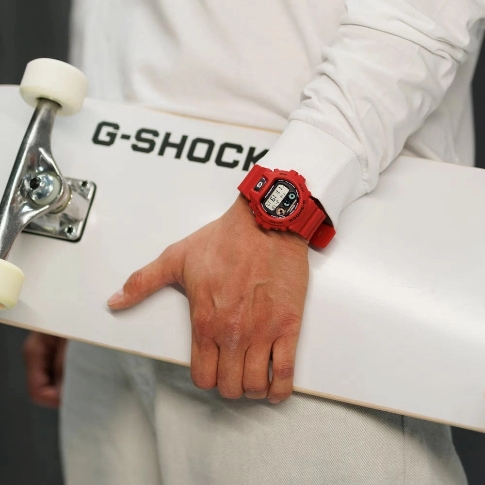 Casio G Shock 30th Anniversary Edition Digital Watch Red DW-6900TR-4ER
