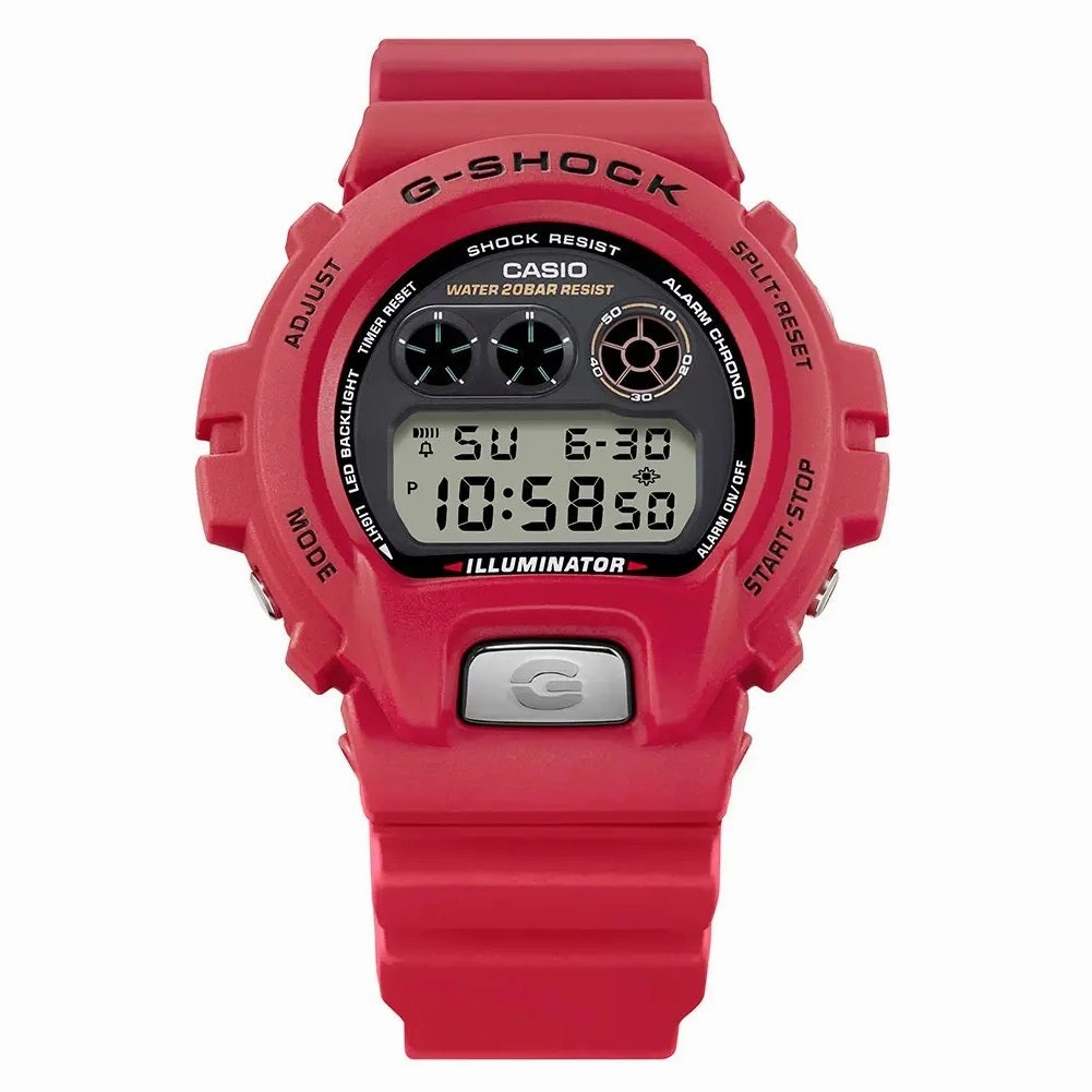 Casio G Shock 30th Anniversary Edition Digital Watch Red DW-6900TR-4ER