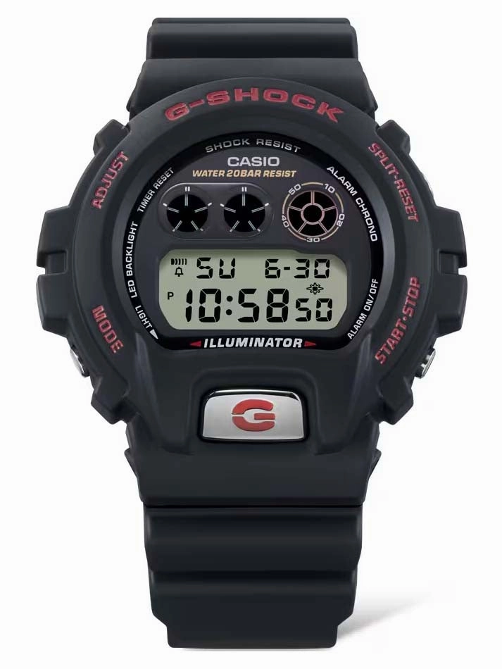 Casio G-Shock 6900 LINE 30TH ANNIVERSARY Black Digital Mens Watch DW6900TR-1