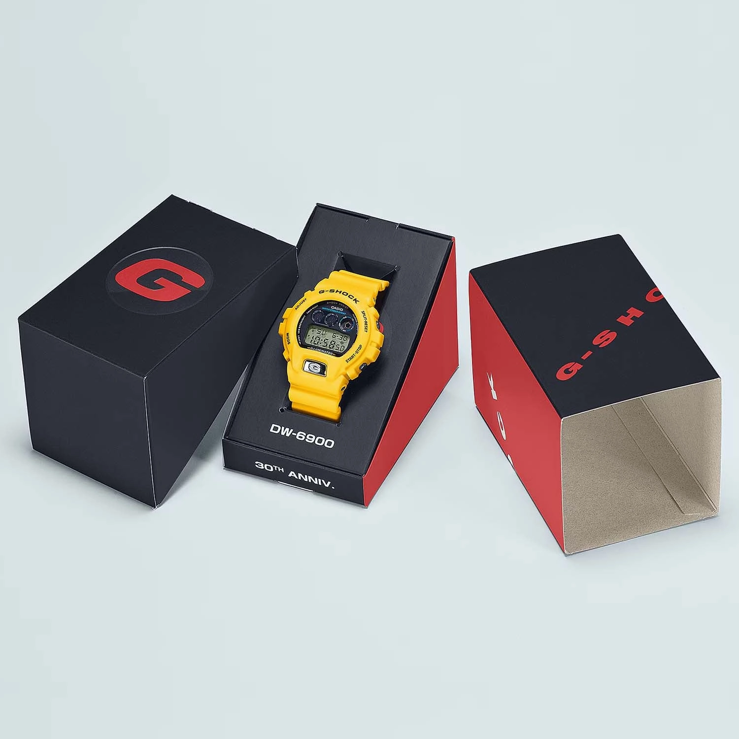 Casio G-Shock 6900 LINE 30TH ANNIVERSARY Black Digital Mens Watch DW6900TR-1