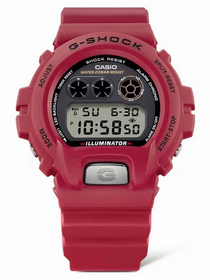 Casio G-Shock 6900 LINE 30TH ANNIVERSARY Red Digital Mens Watch DW6900TR-4