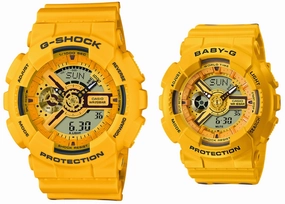 Casio G-Shock Baby-G Couple Watch SLV-22A-9A Digital Analog Rubber Strap Watch