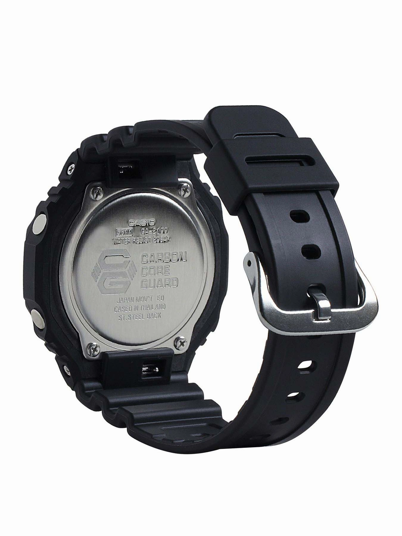 Casio G-Shock CARBON CORE Mens Ana-Digi Black Mens Watch GA2100-1A