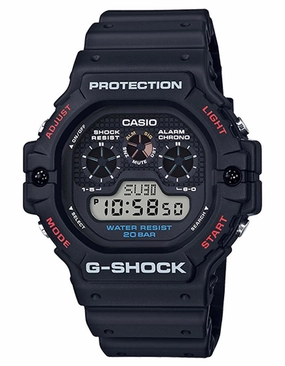Casio G-Shock Classic Revival Chronograph - Black - - 200M - Afterglow