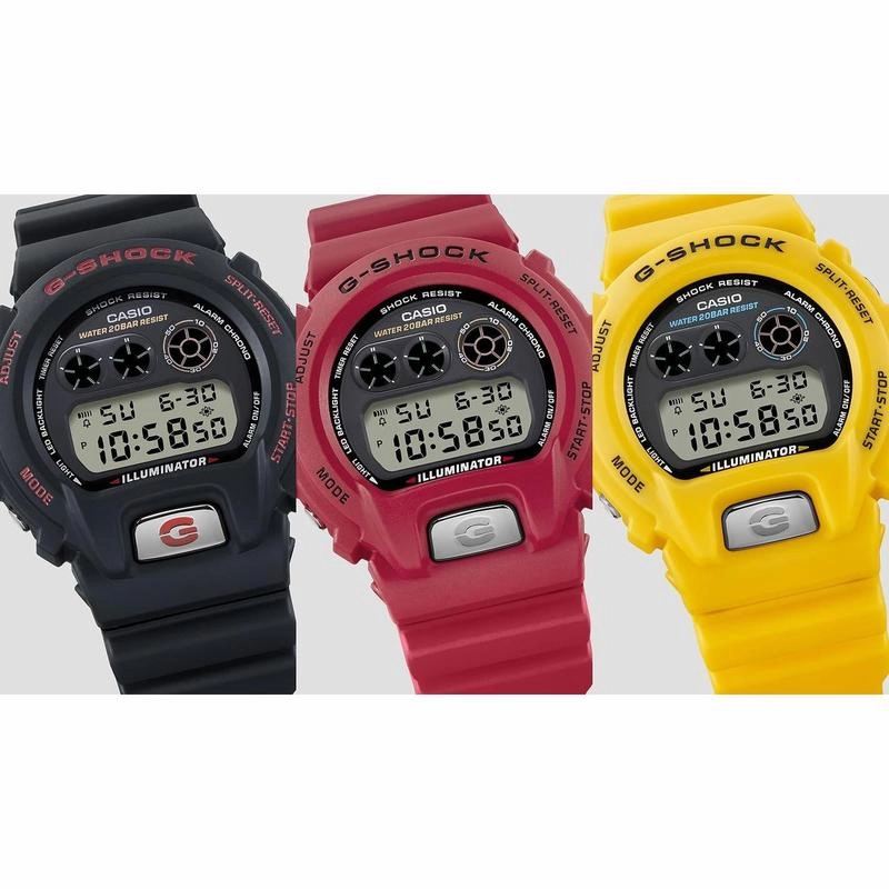 CASIO G-SHOCK DIGITAL 6900 LINE 30TH ANNIVERSARY MODEL - DW-6900TR-4DR