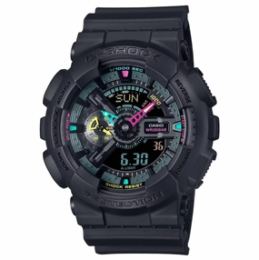 Casio G-Shock Digital-Analogue Black Resin Strap Men Watch GA-110MF-1ADR