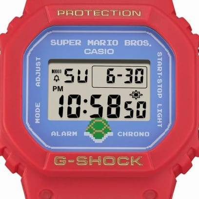 CASIO G-SHOCK DIGITAL SUPER MARIO BROS - DW-5600SMB-4DR