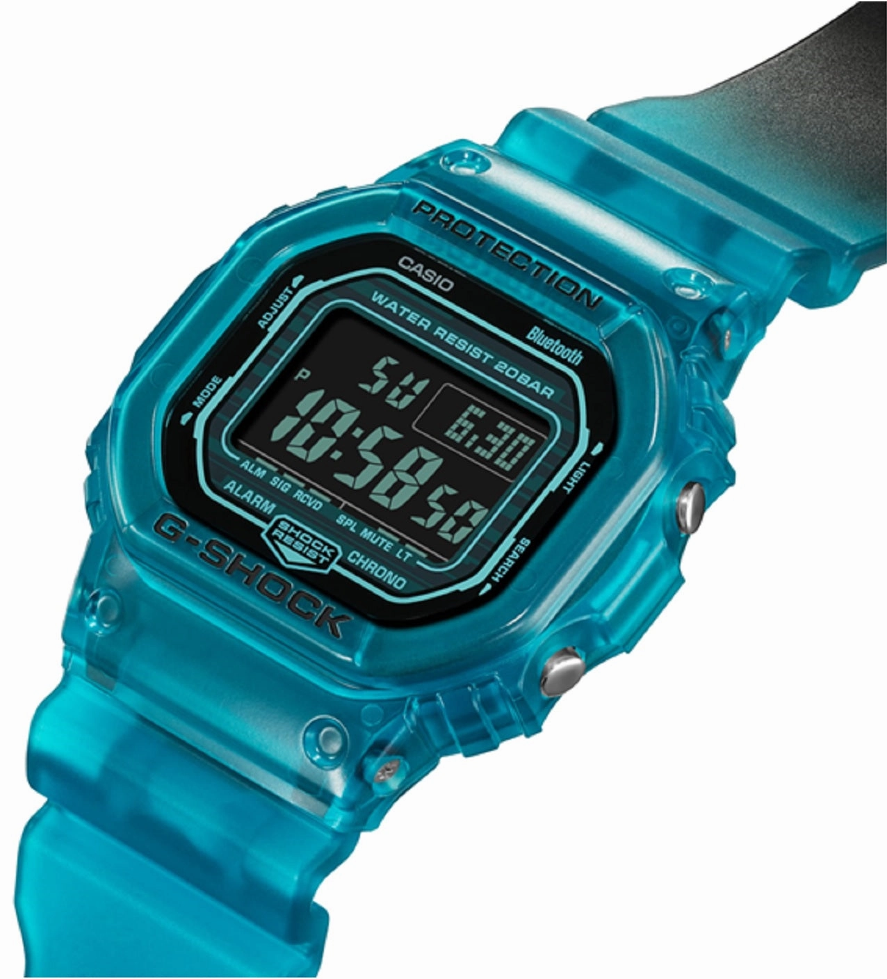 Casio G-shock DW-B5600G-2DR Digital Rubber Strap Watch For Men