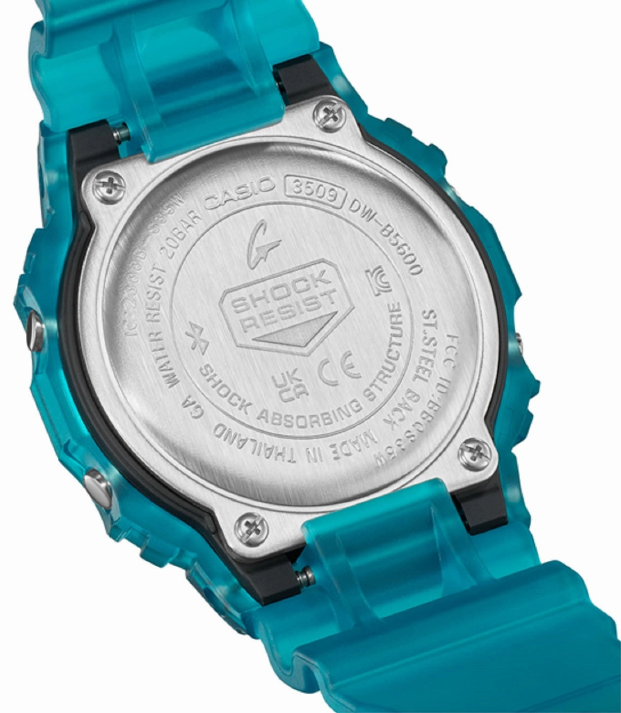 Casio G-shock DW-B5600G-2DR Digital Rubber Strap Watch For Men
