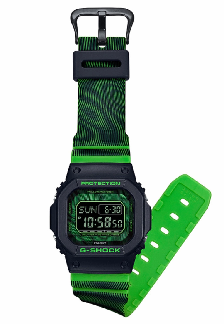 Casio G-shock DW-D5600TD-3DR Digital Rubber Strap Watch For Men
