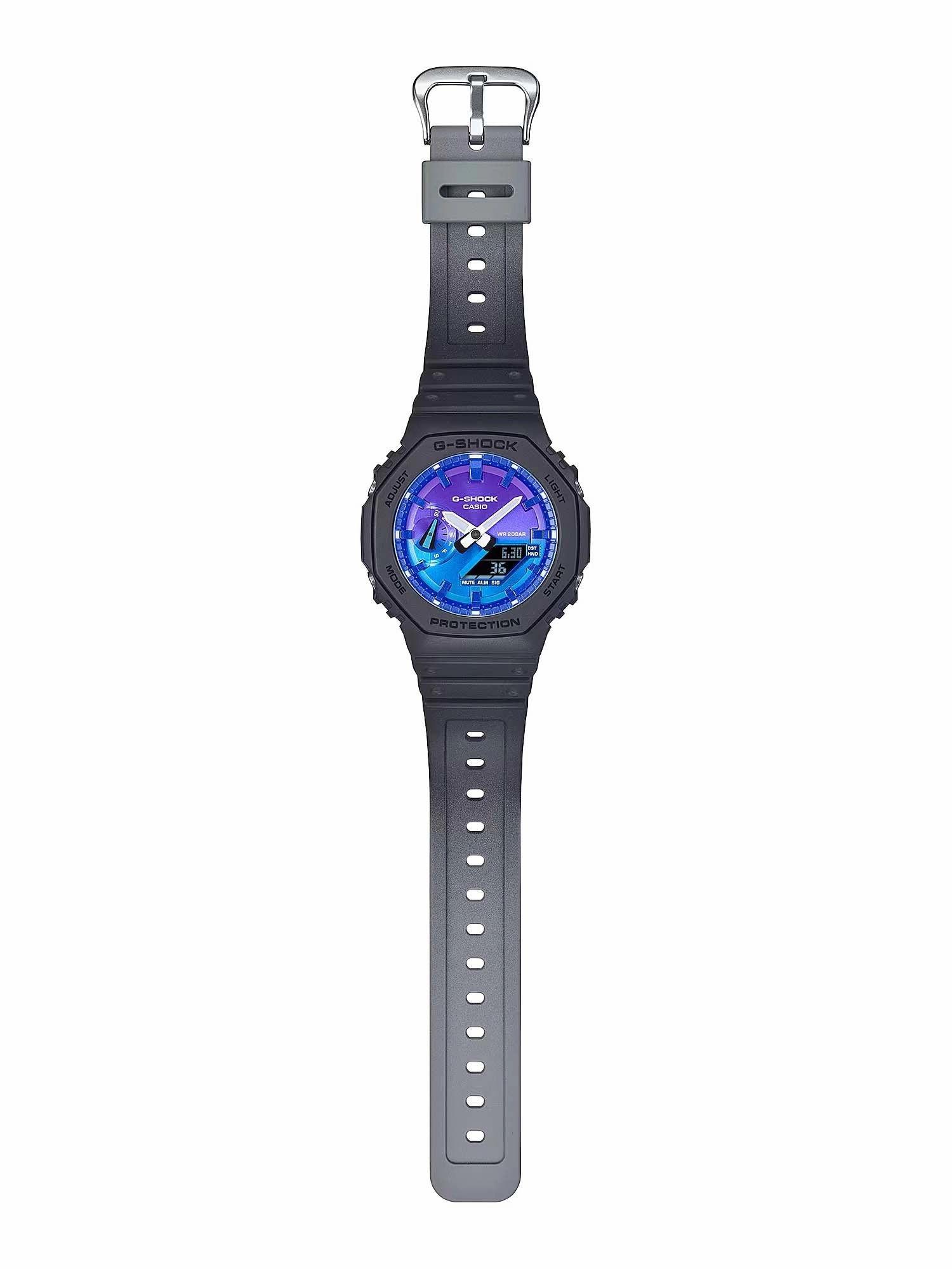Casio G-Shock Fiery and Bold Analog Digital Series Mens Watch GA2100FL-1A