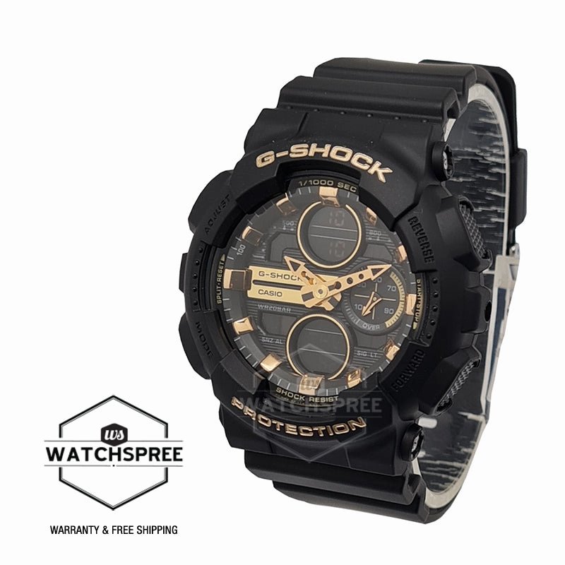 Casio G-Shock for Ladies' GMA-S140 Lineup Black Resin Band Watch GMAS140M-1A GMA-S140M-1A
