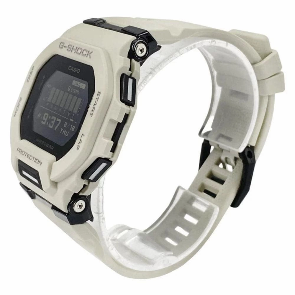 Casio G-Shock G-Squad Digital Grey Resin Strap Watch For Men GBD-200UU-9DR