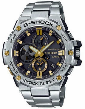 Casio G-Shock G-Steel Mens - Stainless Steel - 200M - Bluetooth - Bracelet
