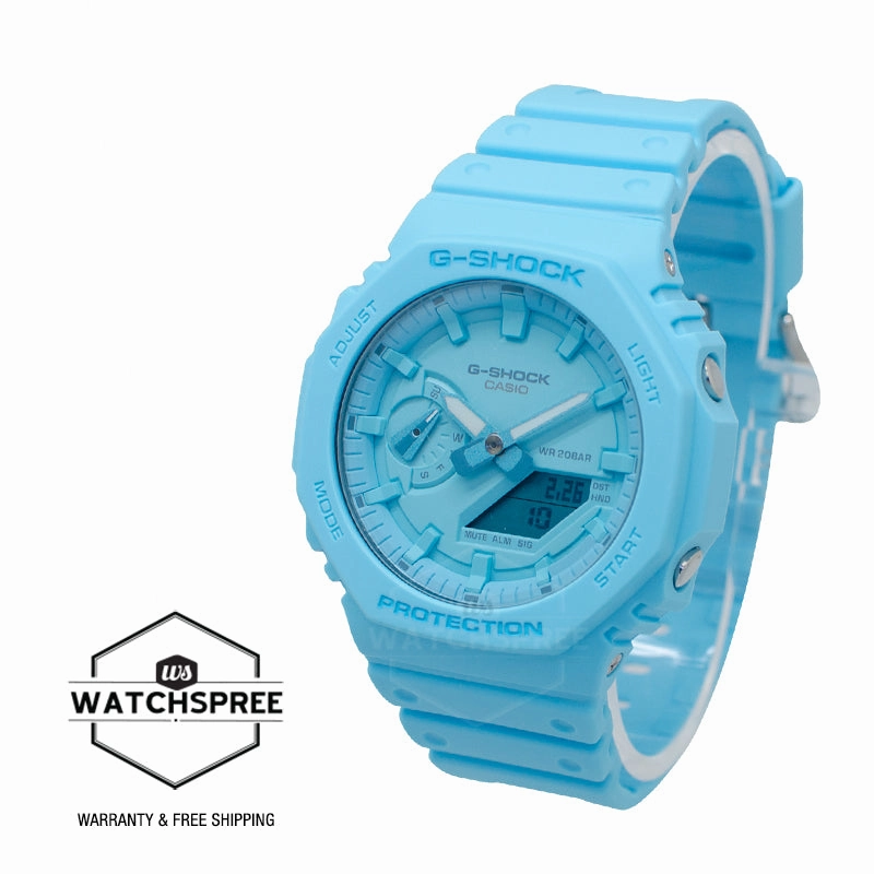 Casio G-Shock GA-2100 Lineup Carbon Core Guard Structure Tone-on-Tone Series Watch GA2100-2A2 GA-2100-2A2