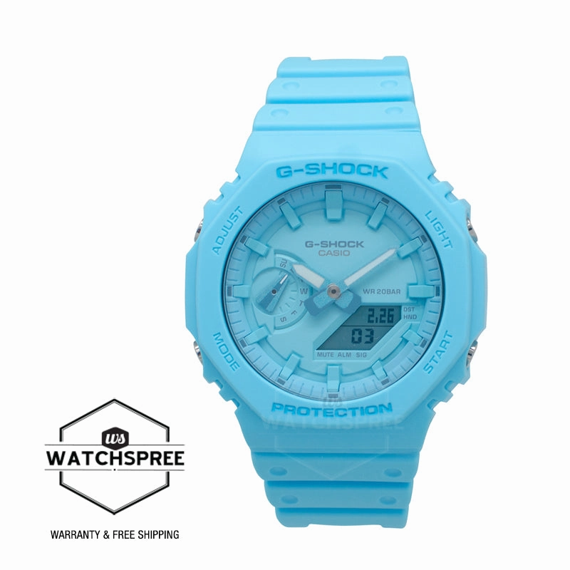 Casio G-Shock GA-2100 Lineup Carbon Core Guard Structure Tone-on-Tone Series Watch GA2100-2A2 GA-2100-2A2