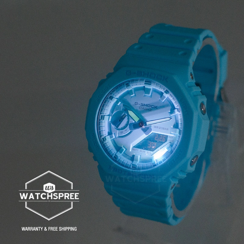 Casio G-Shock GA-2100 Lineup Carbon Core Guard Structure Tone-on-Tone Series Watch GA2100-2A2 GA-2100-2A2