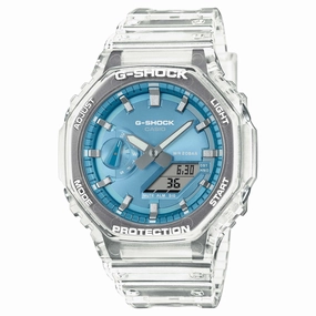 Casio G-Shock GA-2100 Lineup Carbon Core Guard Structure Transparent Resin Band Watch GA2100BM-7A2 GA-2100BM-7A2