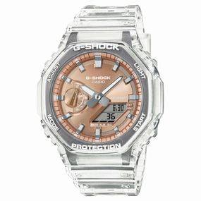 Casio G-Shock GA-2100 Lineup Carbon Core Guard Structure Transparent Resin Band Watch GA2100BM-7A5 GA-2100BM-7A5