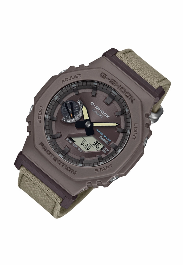 Casio G-shock GA-B2100CT-5A Digital Analog Nylon Strap Watch For Men