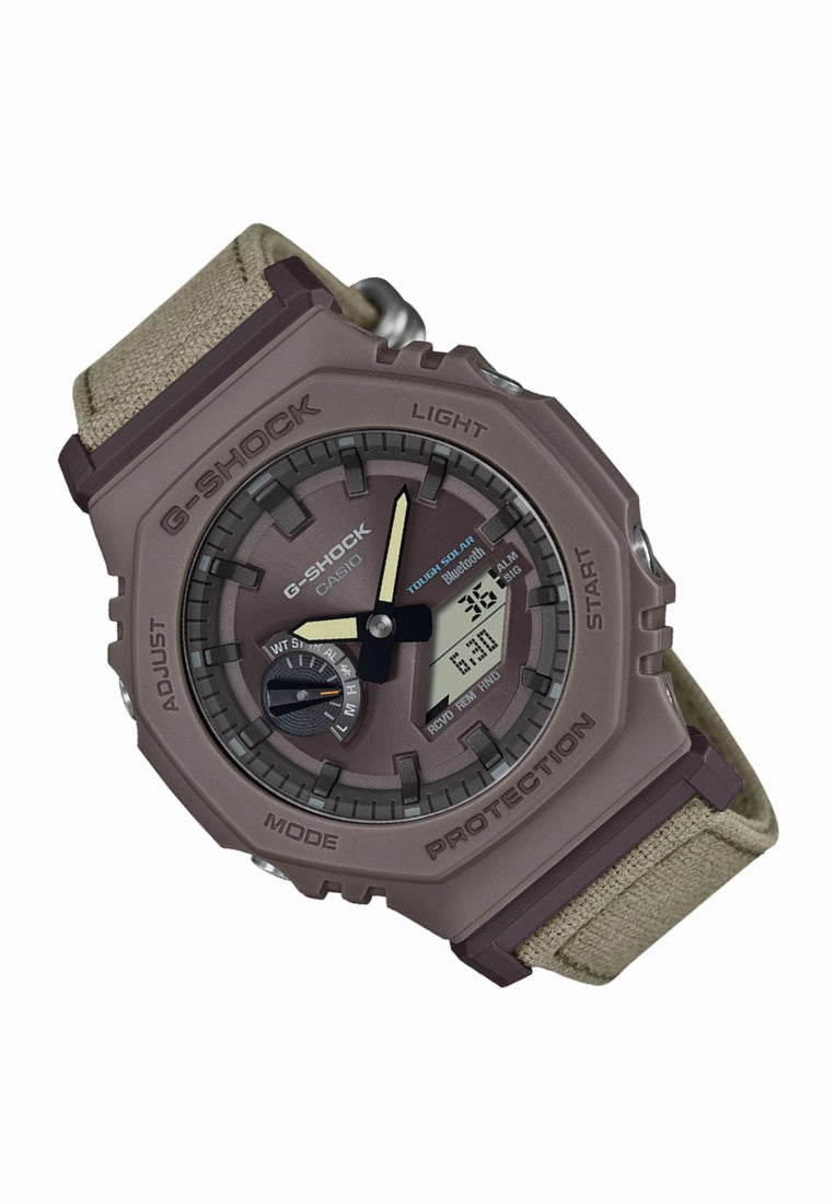 Casio G-shock GA-B2100CT-5A Digital Analog Nylon Strap Watch For Men