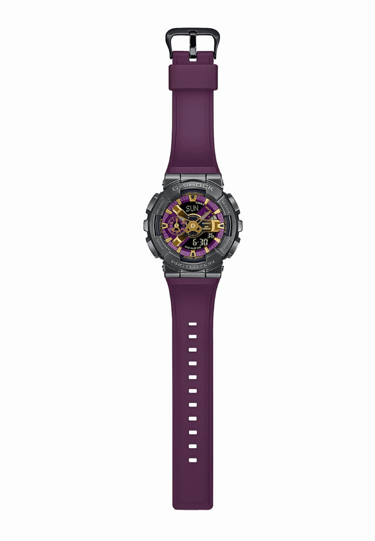 Casio G-Shock GM-110CL-6A Digital Analog Rubber Strap Watch For Men