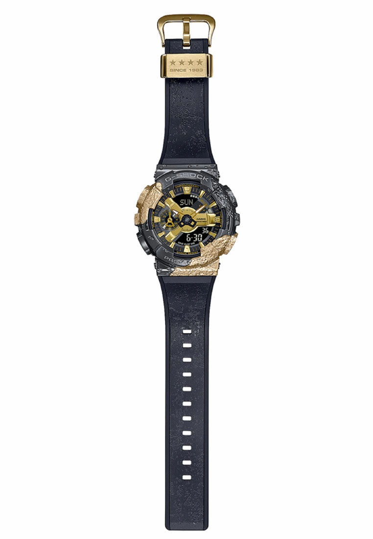 Casio G-shock GM-114GEM-1A9DR Digital Analog Rubber Strap Watch