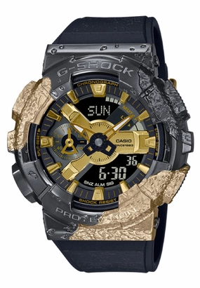 Casio G-shock GM-114GEM-1A9DR Digital Analog Rubber Strap Watch