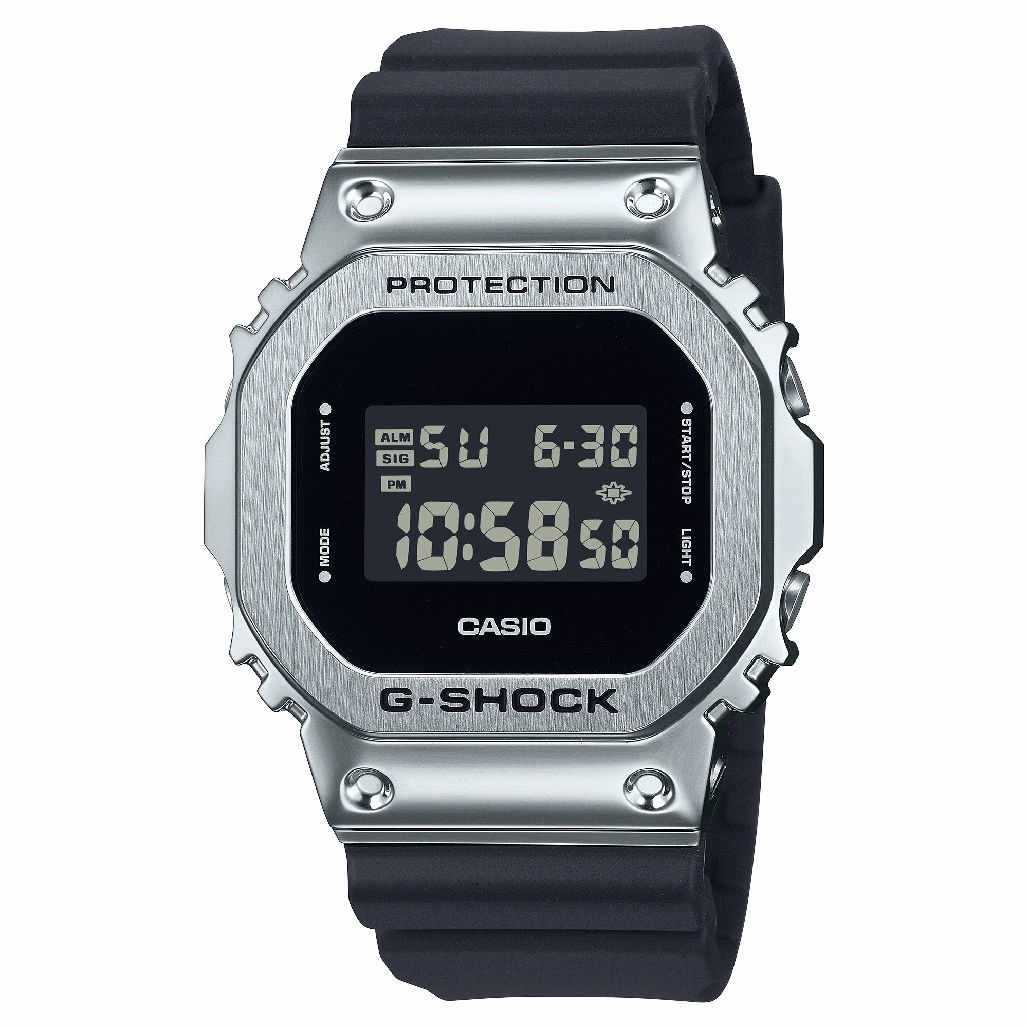 Casio G-Shock GM-5600 Lineup Black Resin Band Watch GM5600U-1D GM-5600U-1D GM-5600U-1