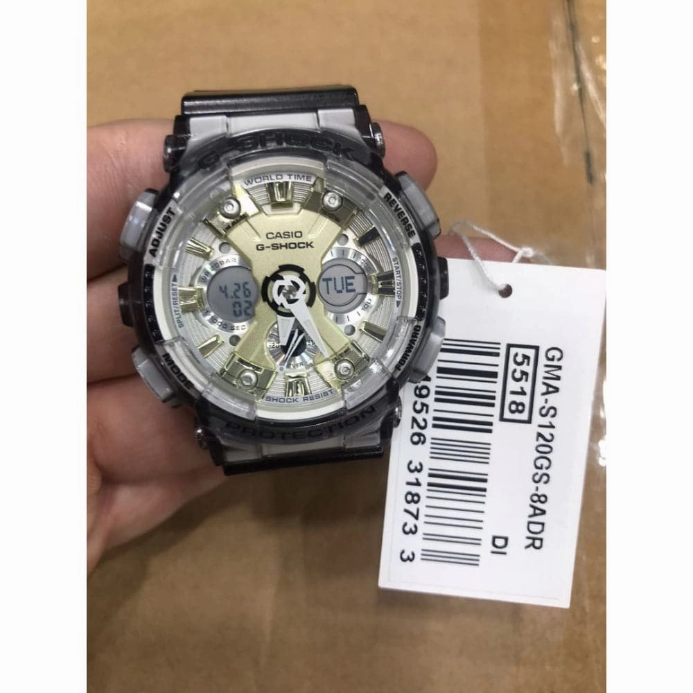 CASIO G-SHOCK GMA-S120GS-8A-P RESIN STRAP UNISEX WATCH
