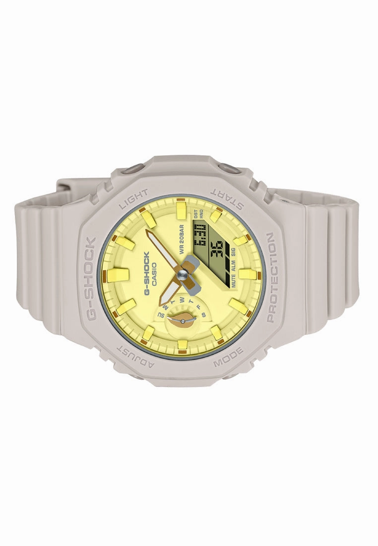 Casio G-shock GMA-S2100NC-4A Digital Analog Rubber Strap Watch For Women