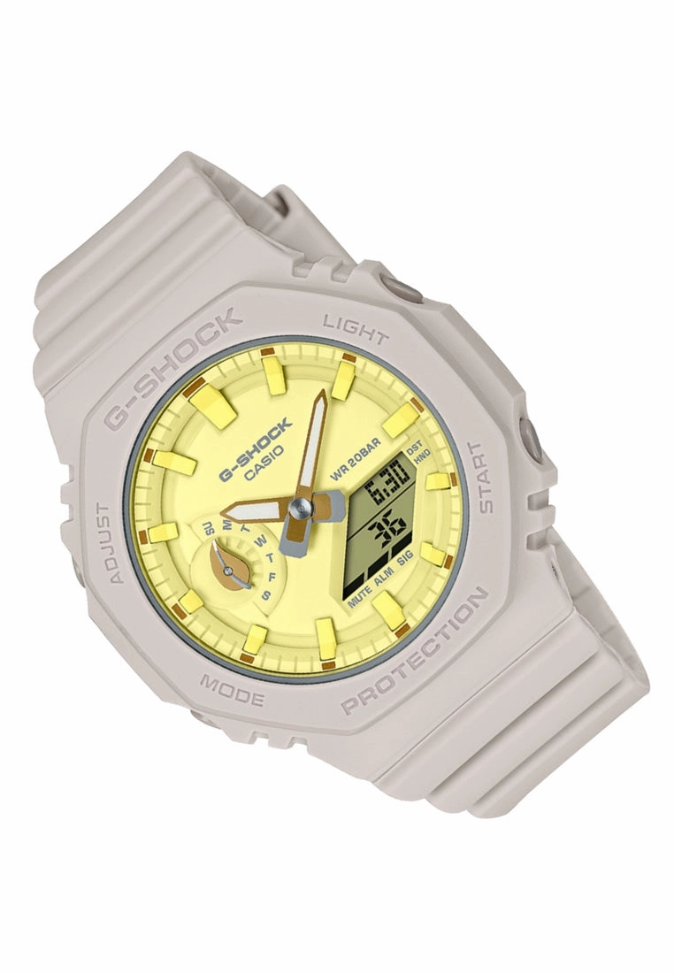 Casio G-shock GMA-S2100NC-4A Digital Analog Rubber Strap Watch For Women