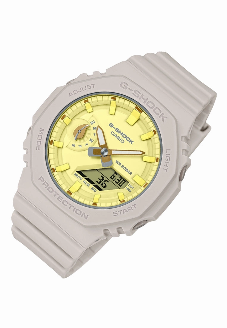 Casio G-shock GMA-S2100NC-4A Digital Analog Rubber Strap Watch For Women