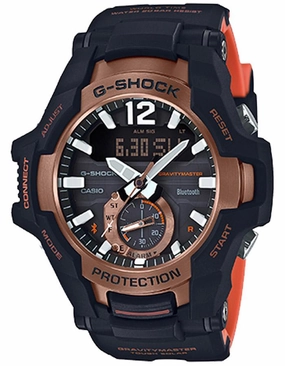 Casio G-Shock Gravity Master - Black & Orange- Tough Solar - Neobrite -Bluetooth