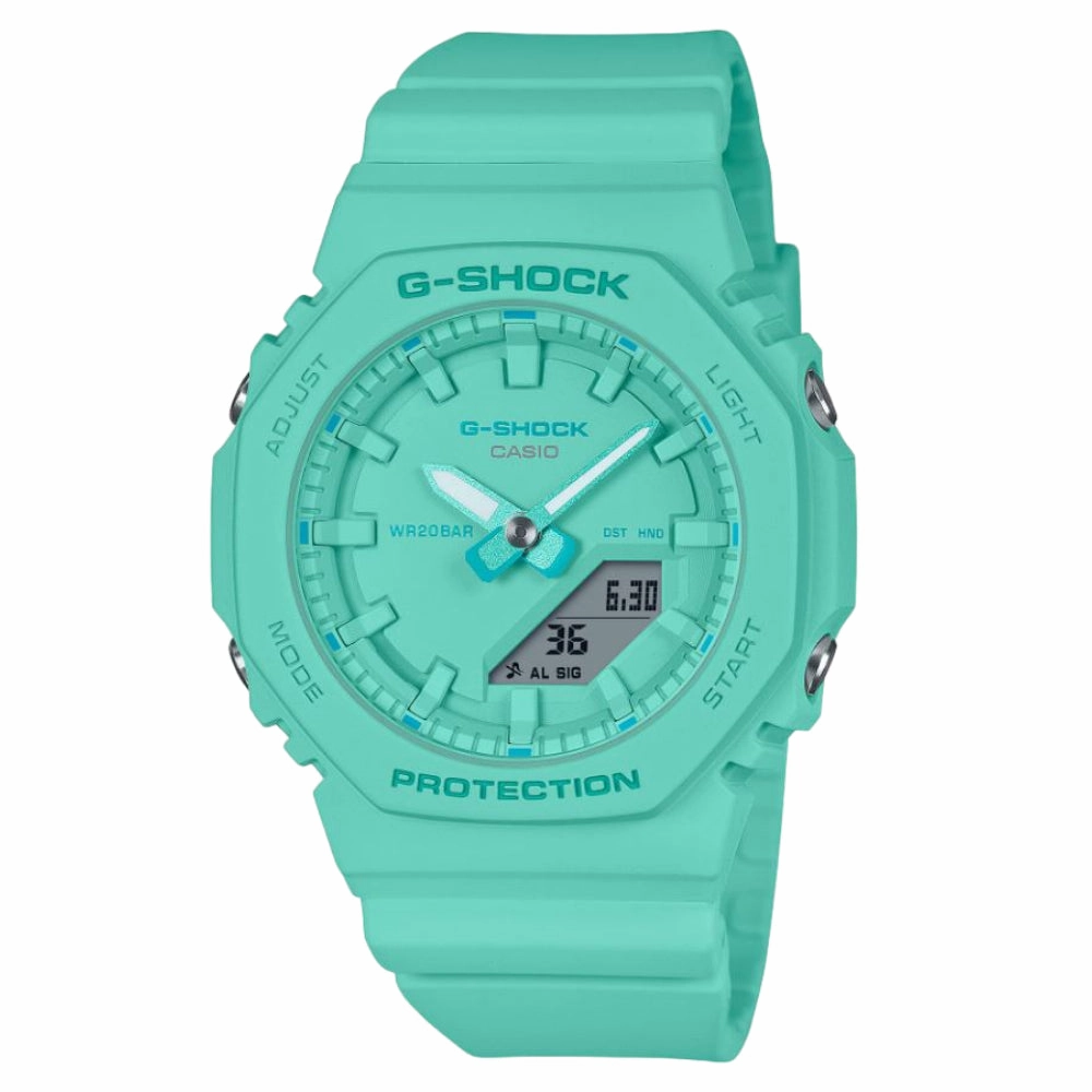 Casio G-Shock Green Resin Strap Women Watch GMA-P2100-2ADR-P