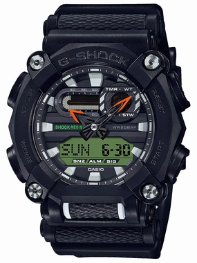 Casio G-Shock HEAVY DUTY With Extra Interchangeable Strap Mens Watch GA900E-1A3