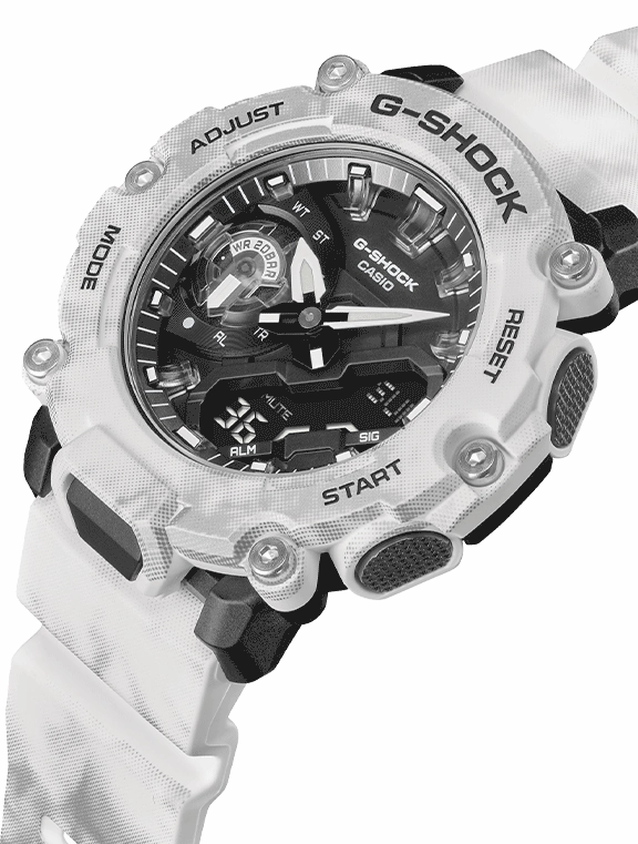 Casio G-Shock Limited Edition SNOW CAMOUFLAGE Watch GA2200GC-7A
